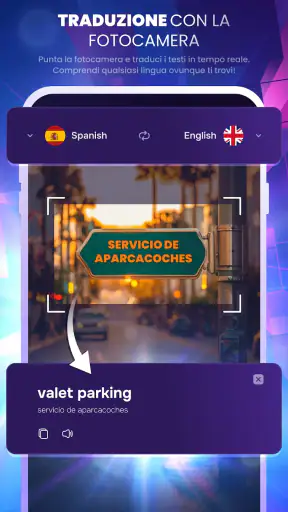 Assistente linguistico screenshot
