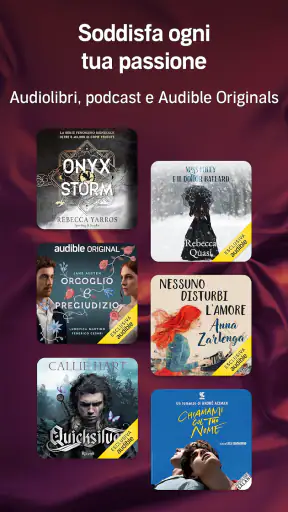 Audible: audiolibri e podcast screenshot