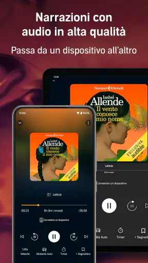 Audible: audiolibri e podcast screenshot