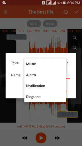 Audio Converter (MP3 AAC OPUS) screenshot