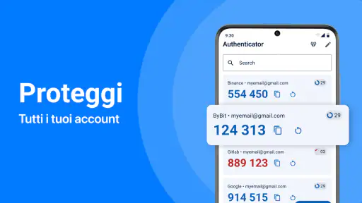 Authenticator screenshot