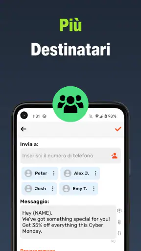 Auto Text: Programma Messaggi screenshot