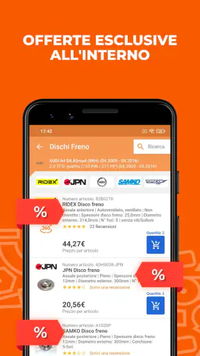 AUTODOC: Ricambi auto online screenshot