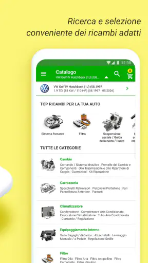 Autoparti: pezzi di ricambio screenshot