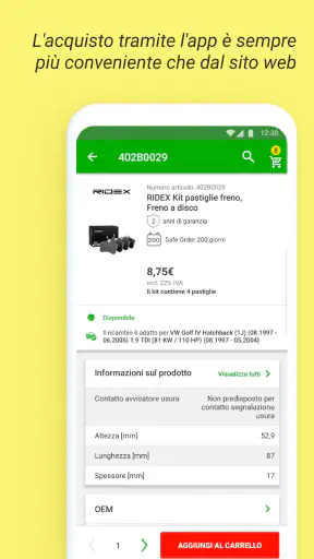 Autoparti: pezzi di ricambio screenshot