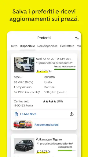 AutoScout24: Auto e moto usate screenshot