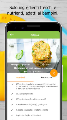 Autosvezzamento Guida Ricette screenshot