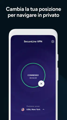 Avast SecureLine VPN Sicurezza screenshot