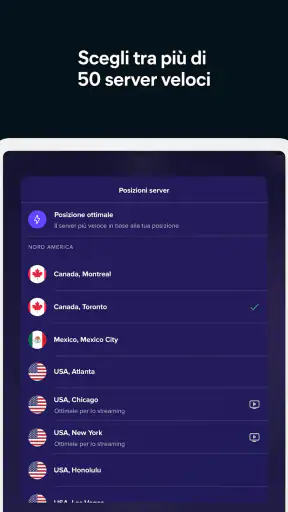 Avast SecureLine VPN Sicurezza screenshot