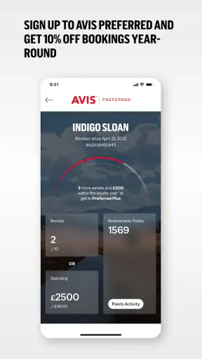 Avis Autonoleggio screenshot