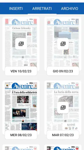 Avvenire screenshot