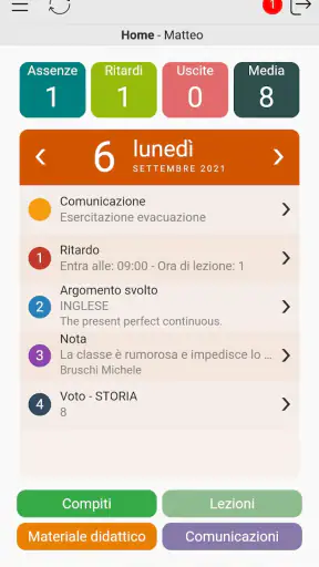 Axios Registro Elettronico ALU screenshot