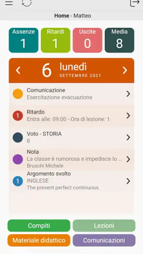 Axios Registro Elettronico FAM screenshot