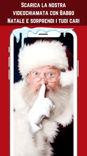 babbo natale videochiamata screenshot