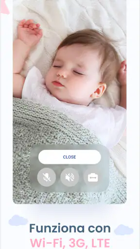 Baby monitor Saby 3G video screenshot