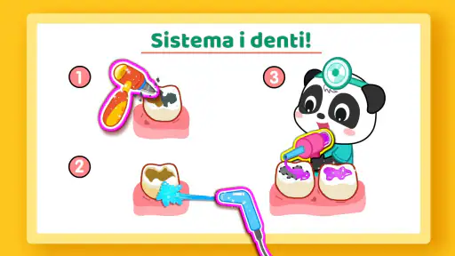 Baby Panda: l'igiene orale screenshot