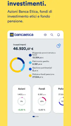 Banca Etica screenshot