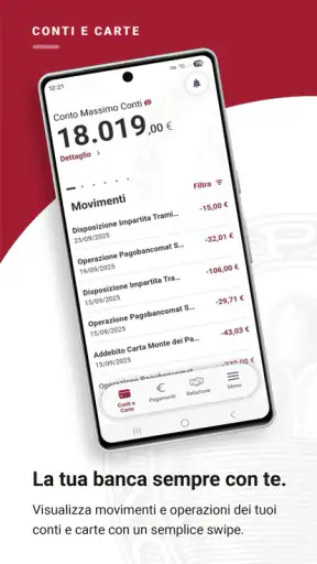 Banca MPS screenshot