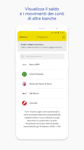 BancoPosta screenshot
