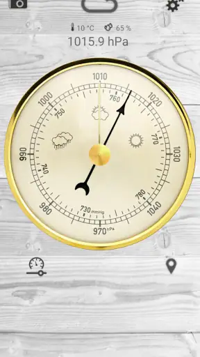 Barometro professionale screenshot