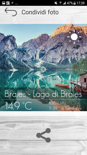 Barometro professionale screenshot