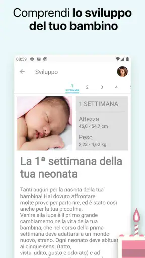 Bebè + | Segui la sua crescita screenshot