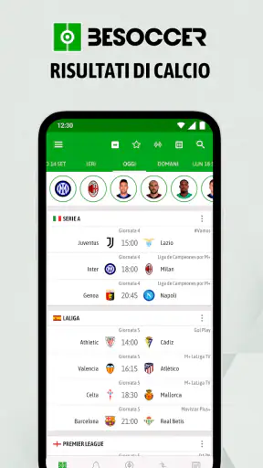 BeSoccer - Risultati di calcio screenshot