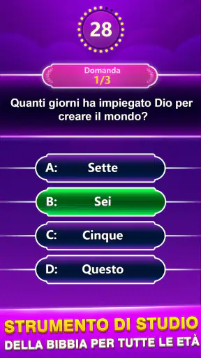 Bible Trivia - Gioco a Quiz screenshot