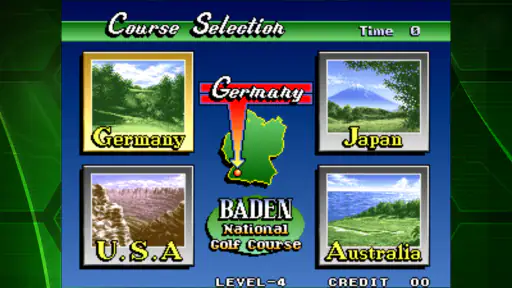 BIG TOURNAMENT GOLF ACA NEOGEO screenshot