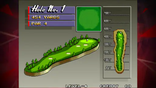BIG TOURNAMENT GOLF ACA NEOGEO screenshot