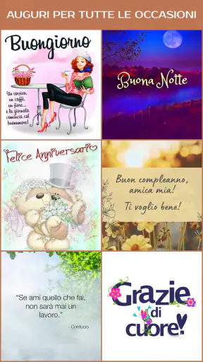Biglietti auguri con foto screenshot