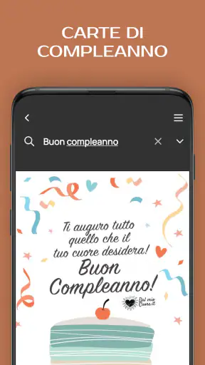 Biglietti auguri con foto screenshot