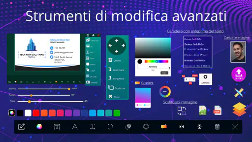 Biglietti de visita Italiano screenshot