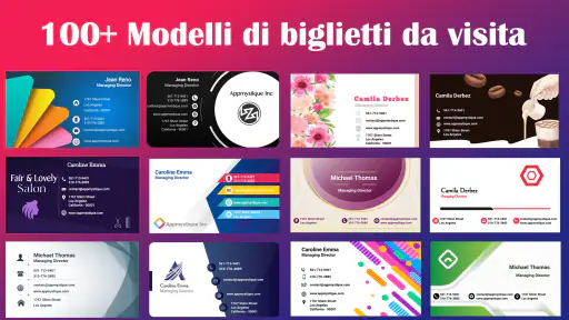 Biglietto da visita screenshot