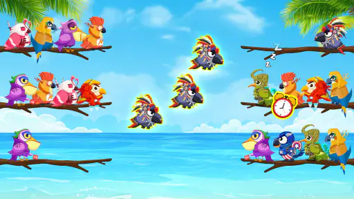 Bird Sort 2: Color Puzzle screenshot