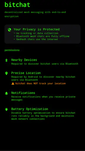 bitchat screenshot