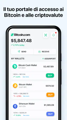 Bitcoin & Crypto DeFi Wallet screenshot