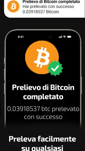 Bitcoin Mineraggio Cloud screenshot