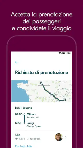 BlaBlaCar: autobus/carpooling screenshot