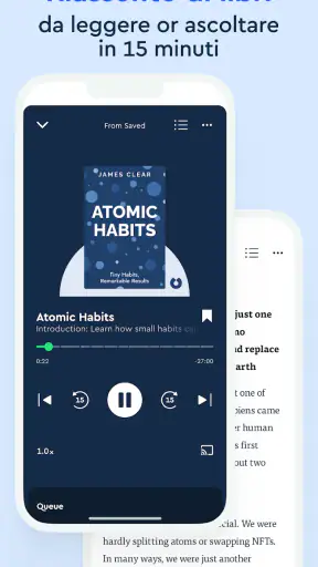 Blinkist: riassunto di libri screenshot