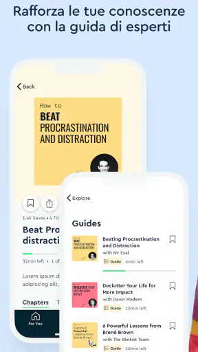 Blinkist: riassunto di libri screenshot