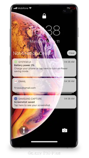 Blocca schermo iOS 15 screenshot