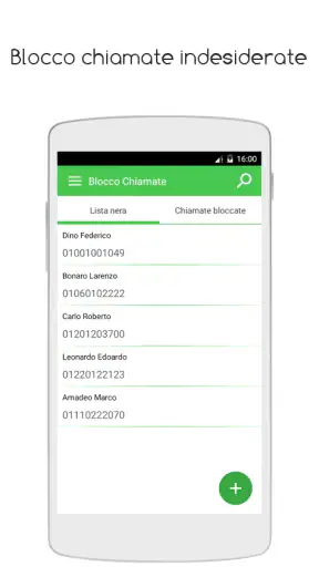 Blocco Chiamate screenshot