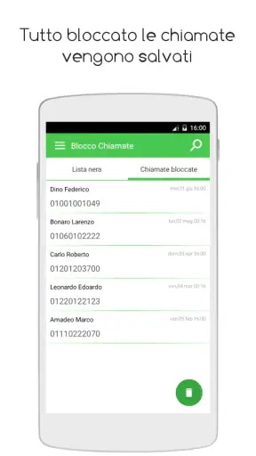 Blocco Chiamate screenshot