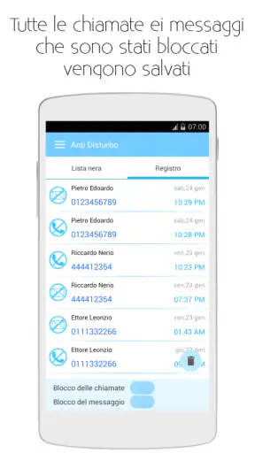 Blocco Chiamate e Blocco SMS screenshot