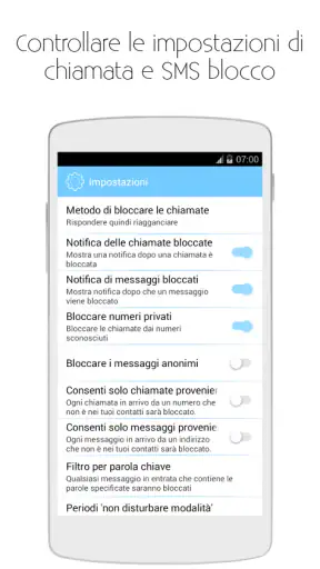 Blocco Chiamate e Blocco SMS screenshot