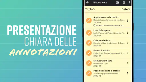 Blocco note – Appunti e liste screenshot
