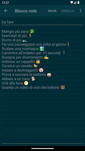 Blocconote - note semplici screenshot