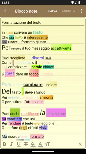 Blocconote - note semplici screenshot