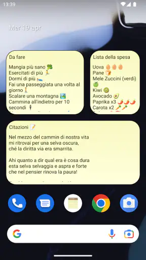 Blocconote - note semplici screenshot